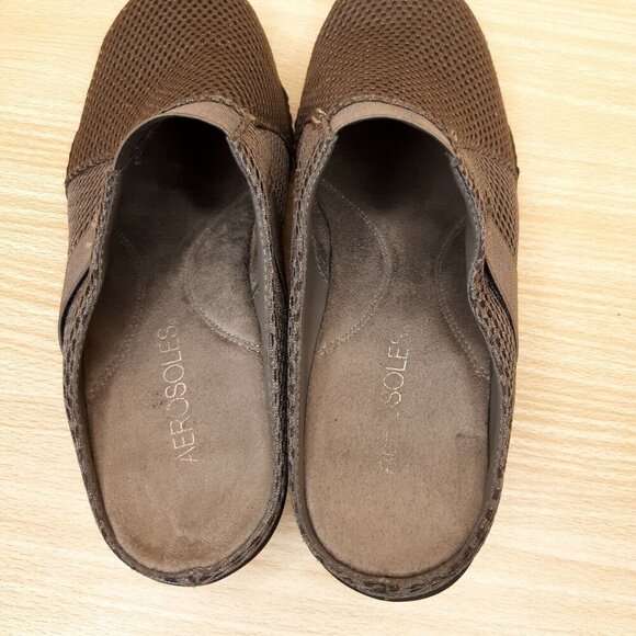 Aerosoles Women's Gray Tutor Slip On Mule. 7 1/2 - Picture 9 of 9